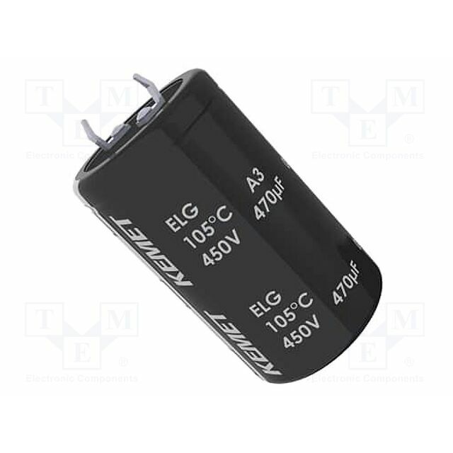 YAGEO Capacitor: electrolytic; THT; 100uF; 450VDC