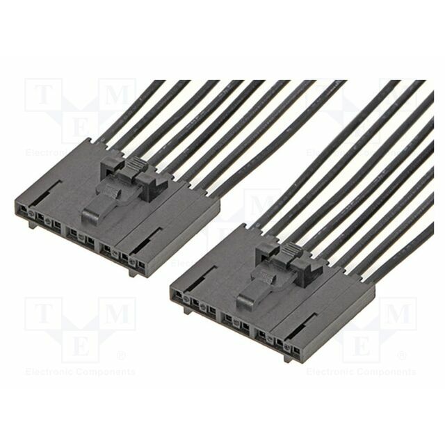 MOLEX PIN: 8; black; tinned; 2