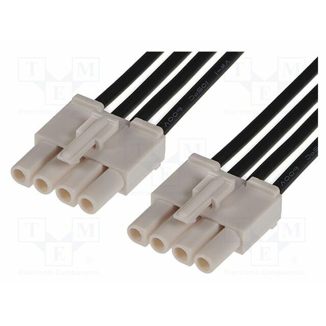 MOLEX PIN: 4; Insulation: PVC; black