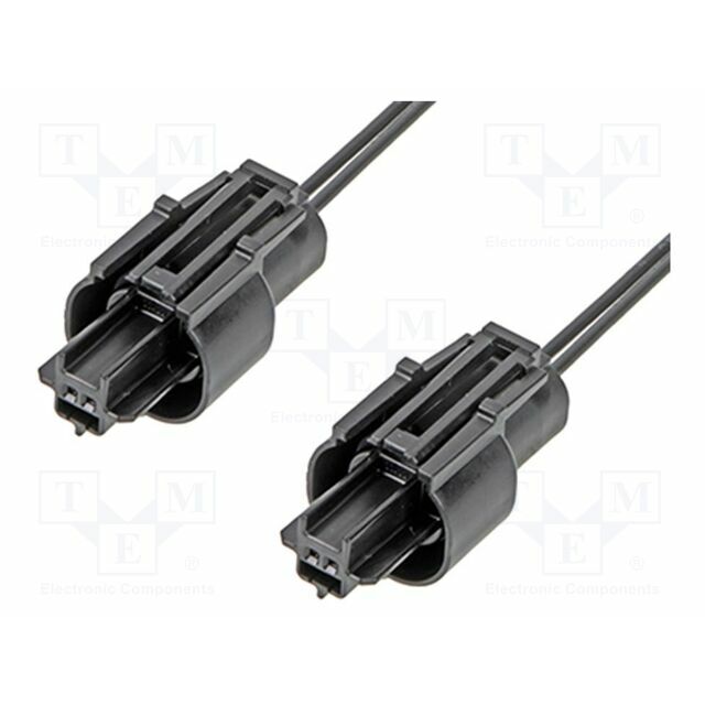MOLEX PIN: 2; 150mm; black; tinned