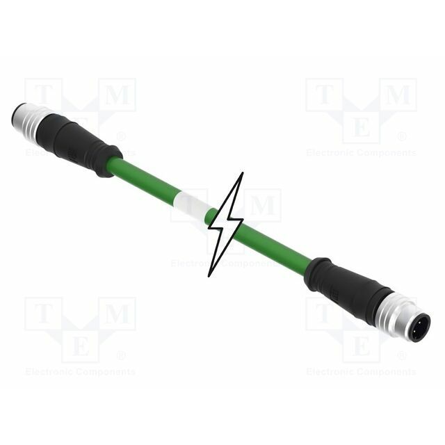MOLEX Cable: for sensors; M12; PIN: