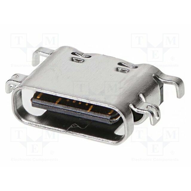 MOLEX Connector: USB C; socket; on