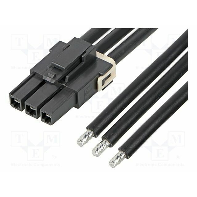 MOLEX PIN: 3; Mega-Fit; 25A; for