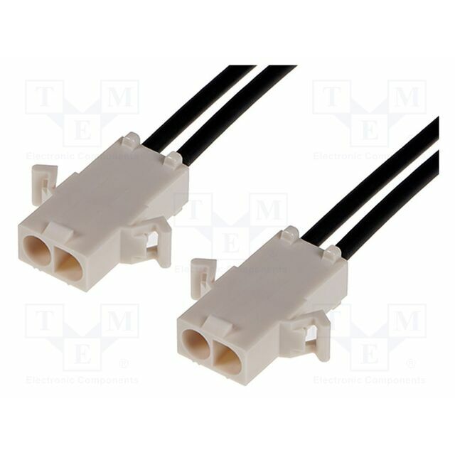 MOLEX PIN: 2; black; tinned; 6