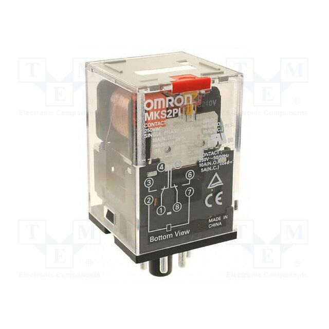 OMRON Relay: electromagnetic; Ucoil: 240VAC; DPDT