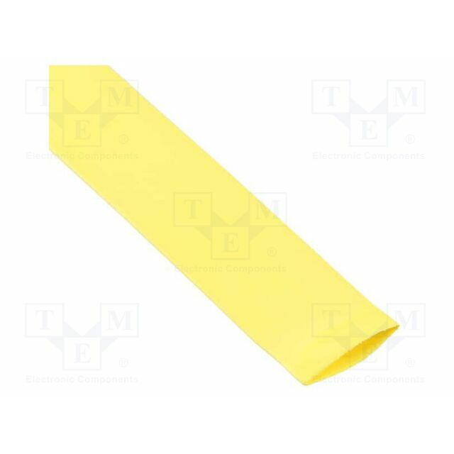 TE CONNECTIVITY Heat shrink markers; yellow