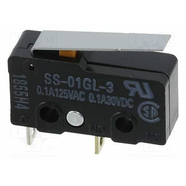OMRON Microswitch SNAP ACTION; SPST-NO; OFF-(ON)