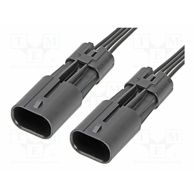 MOLEX PIN: 4; 1m; black; tinned