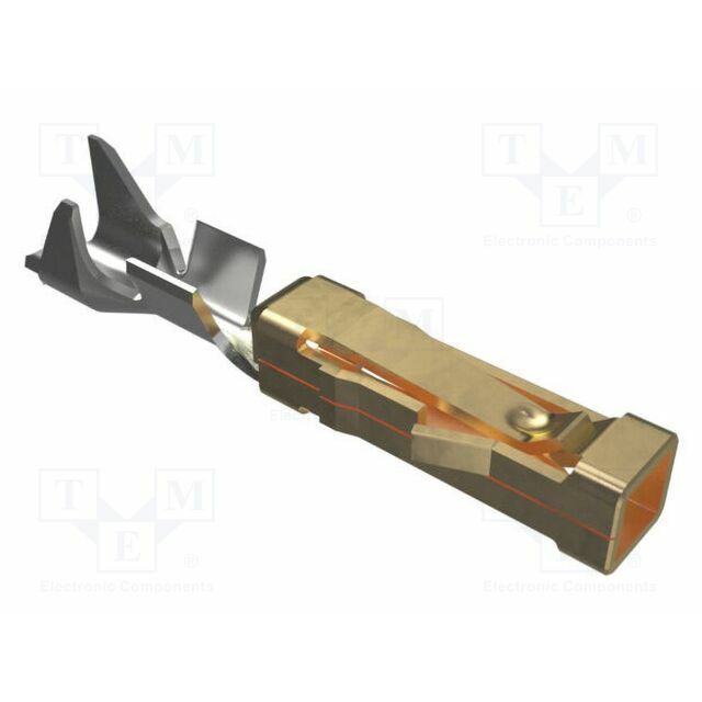AMPHENOL Connector: wire-board; socket; straight; crimped