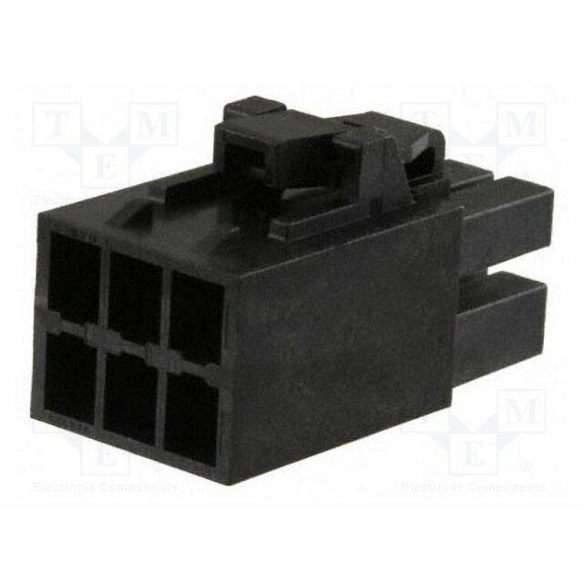 MOLEX Connector: wire-wire; female; PIN: 6