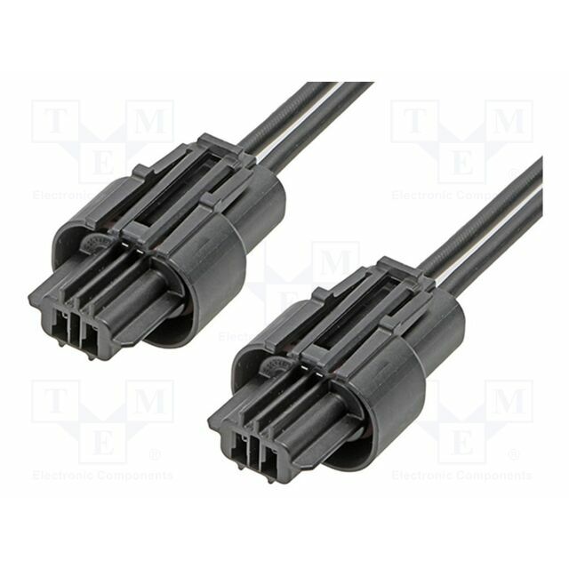MOLEX PIN: 2; black; tinned; 3