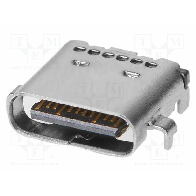 MOLEX Connector: USB C; socket; on