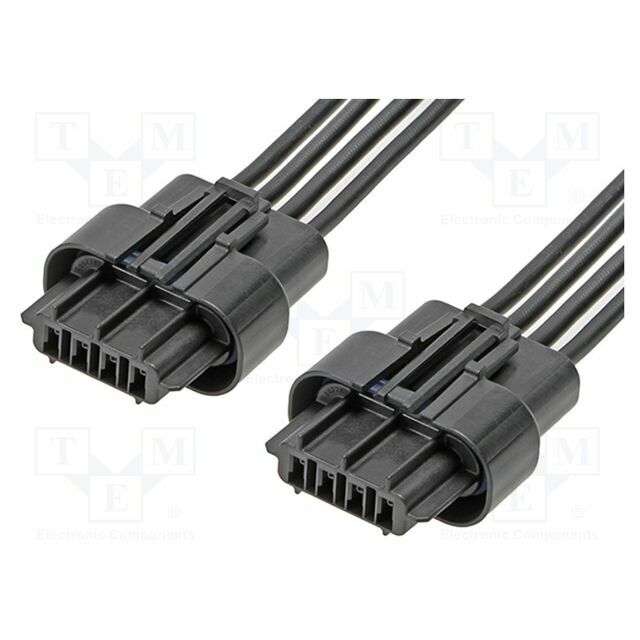 MOLEX PIN: 4; 300mm; black; tinned