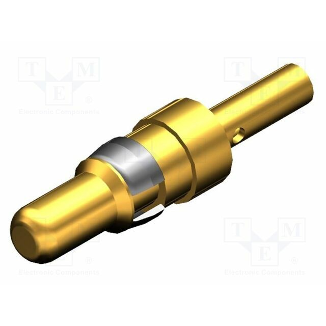MOLEX Connector: D-Sub; male; crimped; copper