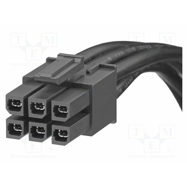 MOLEX Cable; female; PIN: 6; 23A