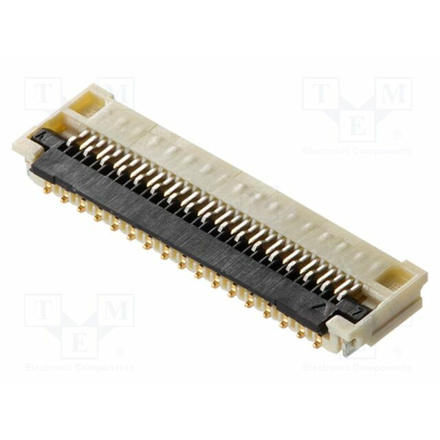 MOLEX Connector: FFC/FPC; gold-plated; SMT; 200mA