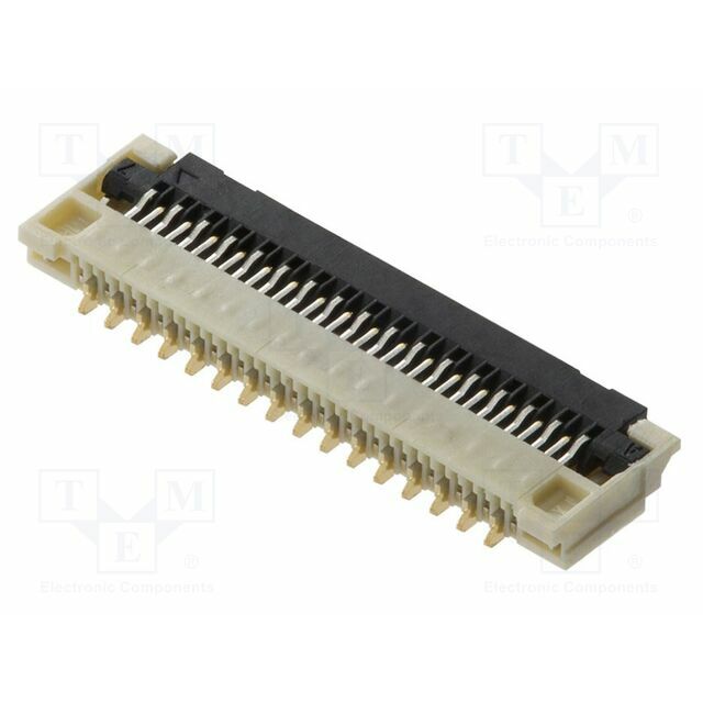 MOLEX Connector: FFC/FPC; gold-plated; SMT; 200mA