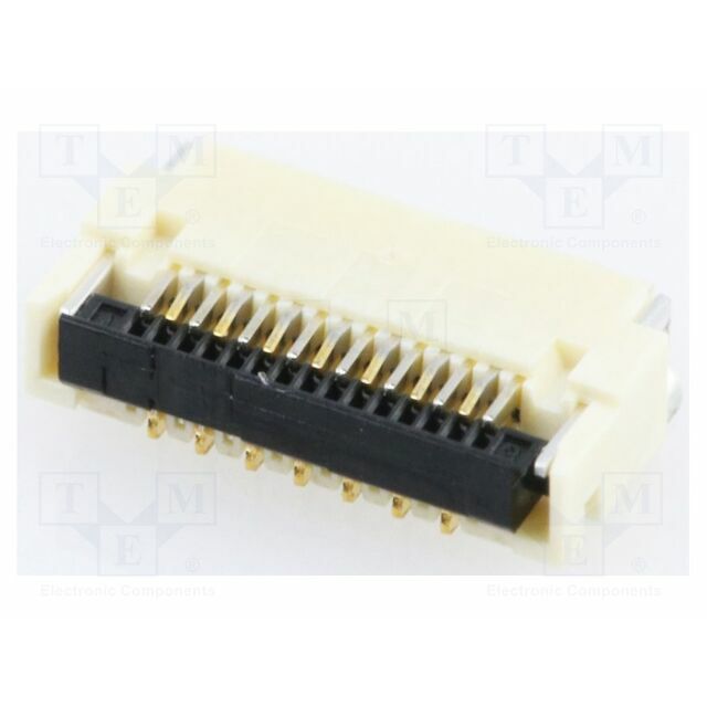 MOLEX Connector: FFC/FPC; gold-plated; SMT; 200mA