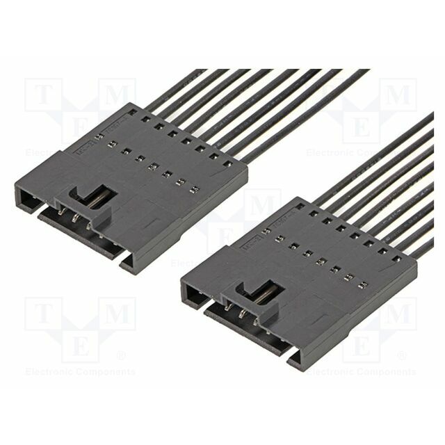 MOLEX PIN: 8; 50mm; black; tinned