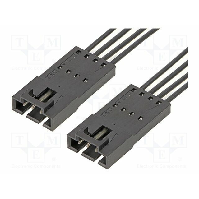 MOLEX PIN: 4; 50mm; black; tinned