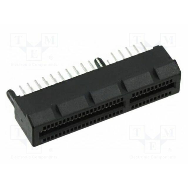 AMPHENOL Connector: for cards; gold-plated; PIN: