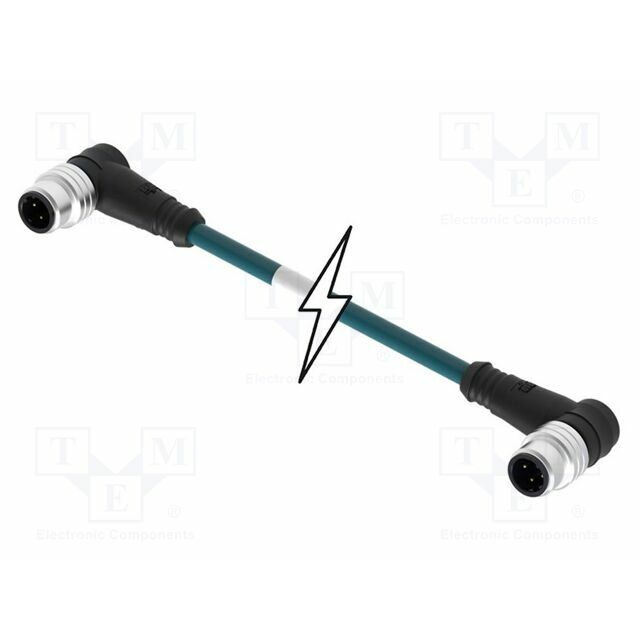MOLEX Cable: for sensors; M12; PIN:
