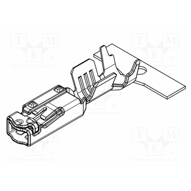 MOLEX Socket; 250V; straight; crimped; copper
