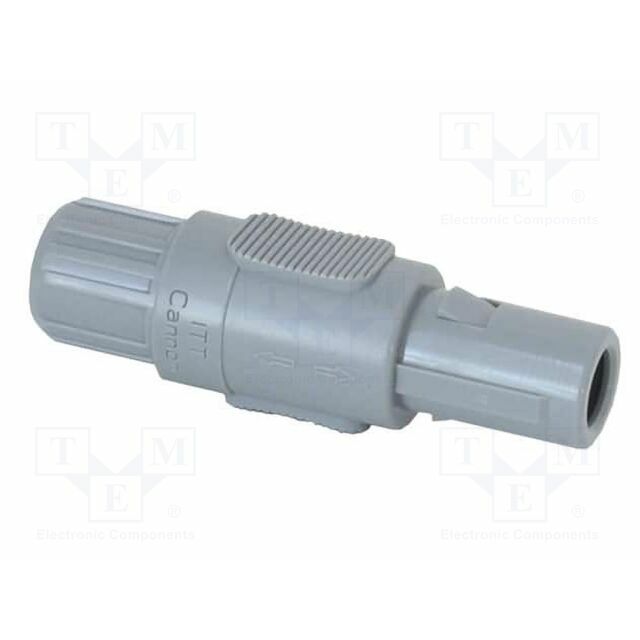 ITT CANNON Connector: circular; plug; male