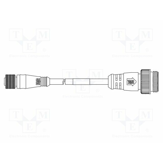 MOLEX Cable: for sensors; M12; PIN:
