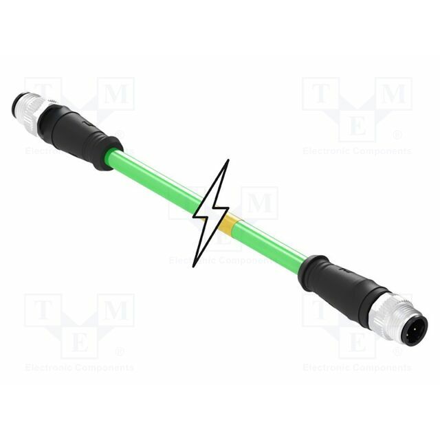 MOLEX Cable: for sensors; M12; PIN:
