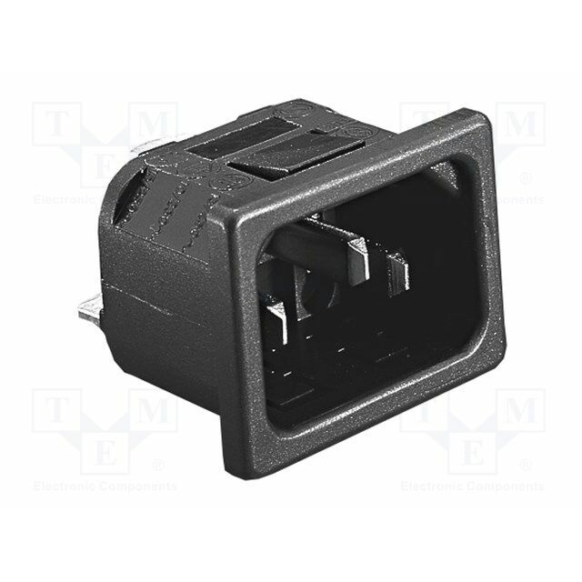 BULGIN Connector: AC supply; plug; 10A