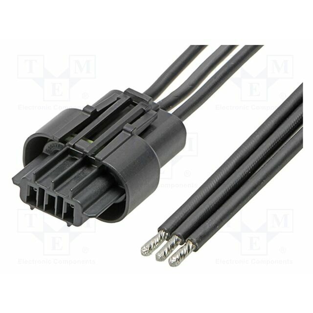 MOLEX PIN: 3; 150mm; black; tinned