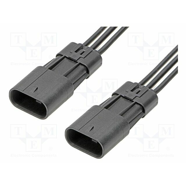 MOLEX PIN: 3; 150mm; black; tinned