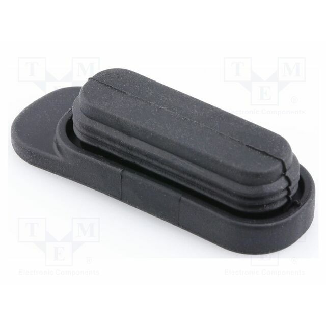 MOLEX Protection cover; straight; black; Enclos