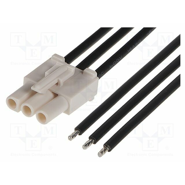 MOLEX PIN: 3; black; tinned; 6
