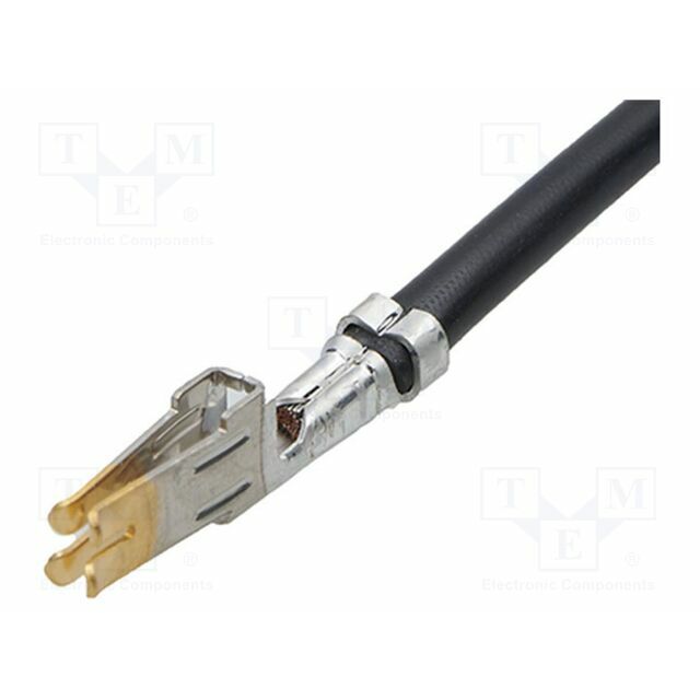 MOLEX Cable with crimped terminals; black