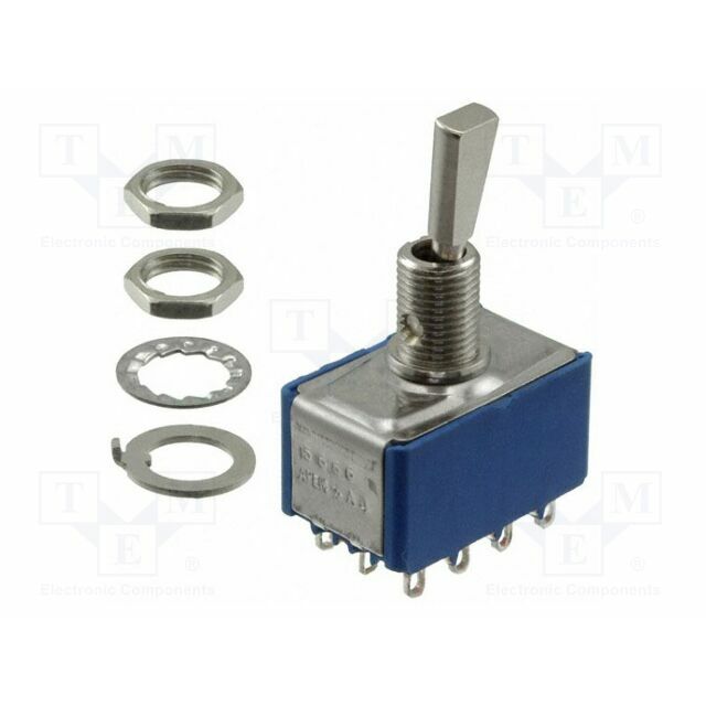 IDEC Switch: toggle; 4PDT; ON-ON; Leads:
