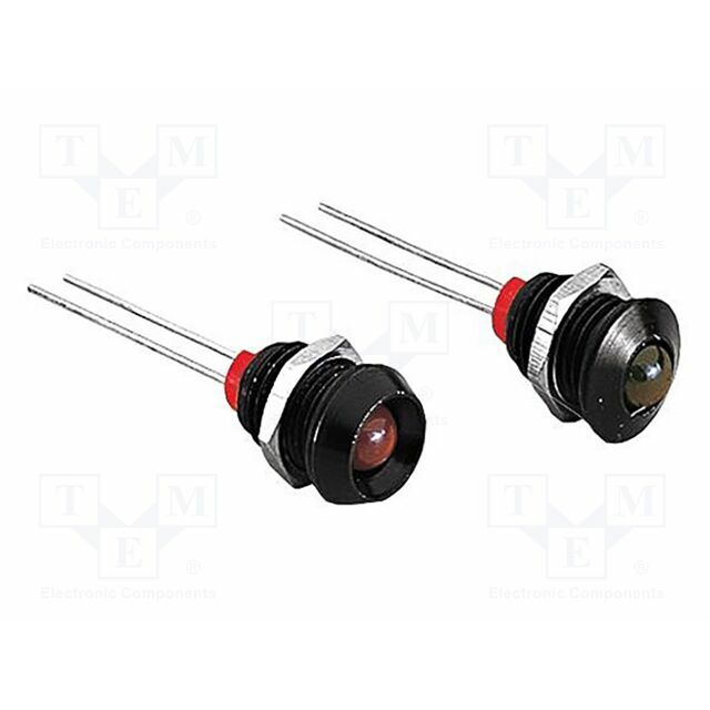 BULGIN Indicator: LED; yellow; IP66; aluminium
