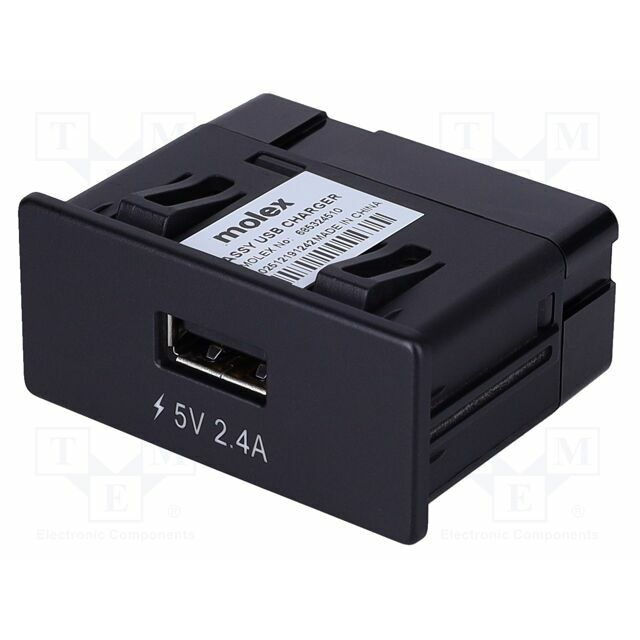 MOLEX Charger: for rechargeable batteries; Max