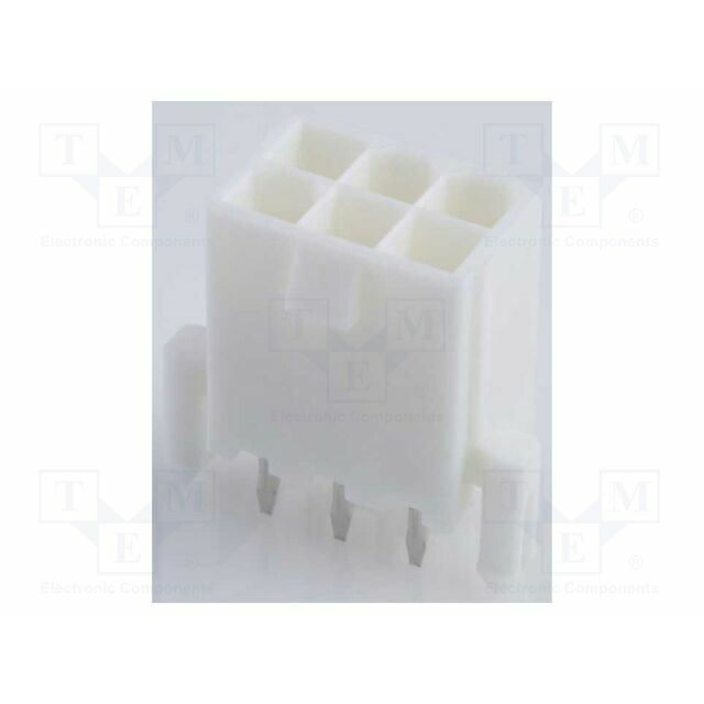 MOLEX Connector: wire-board; male; PIN: 6