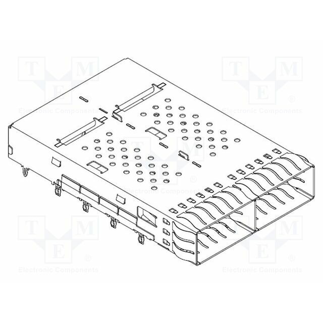 MOLEX Connector: RJ45; shielded,EMI; angled