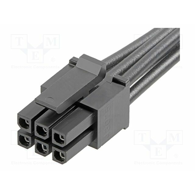 MOLEX Cable; female; PIN: 6; 150mm