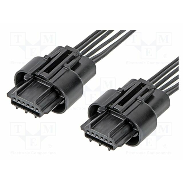 MOLEX PIN: 6; black; tinned; 1