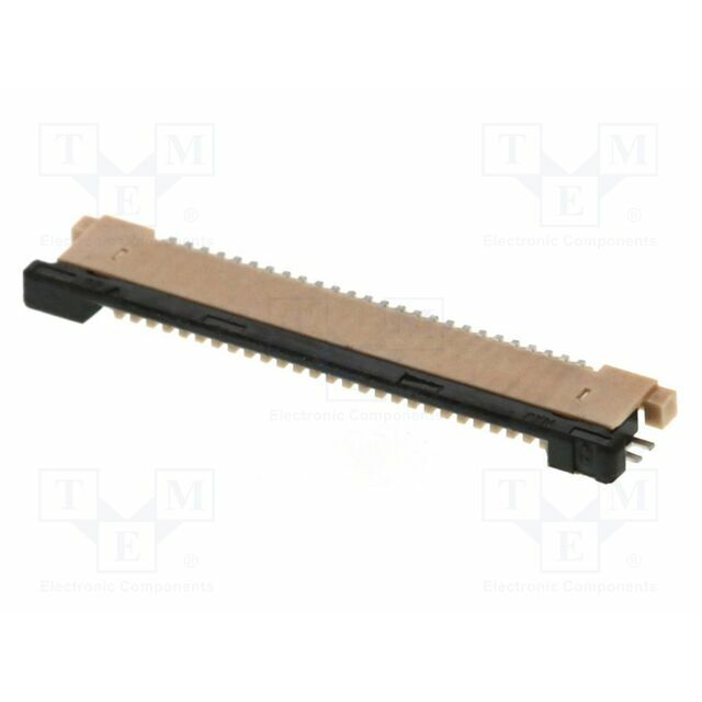 MOLEX Connector: FFC/FPC; gold-plated; 500mA; 50V