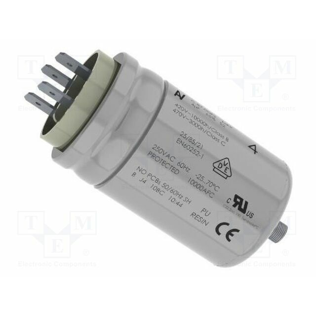 YAGEO Capacitor: polypropylene; 20uF; 470VAC; 45x78mm