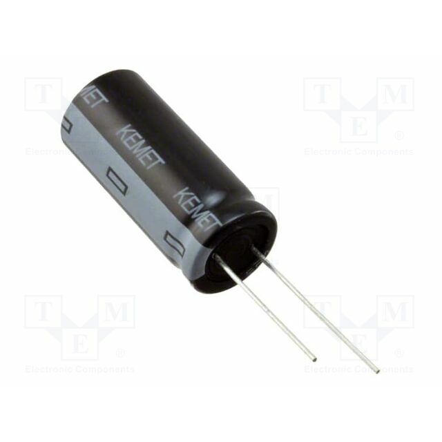 YAGEO Capacitor: electrolytic; THT; 1mF; 63VDC