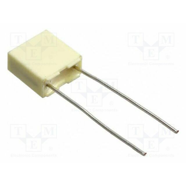 YAGEO Capacitor: polyester; 0.0015uF; 100VDC