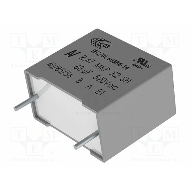 YAGEO Capacitor: polypropylene; X2; 0.22uF