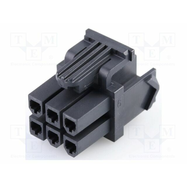 MOLEX Connector: wire-wire; female; PIN: 6