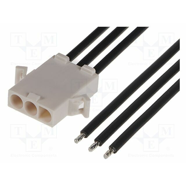 MOLEX PIN: 3; black; tinned; 6